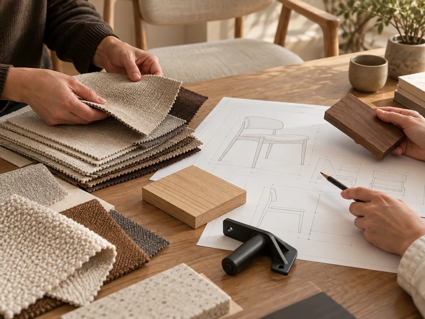 Furniture materials and samples